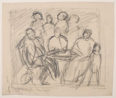 Ⅲ【三次】家族似顔絵下絵 作： Max Beckmann