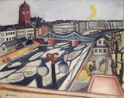 川の氷 作： Max Beckmann