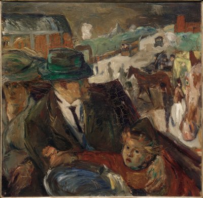 車内 作： Max Beckmann