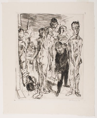 検査 作： Max Beckmann