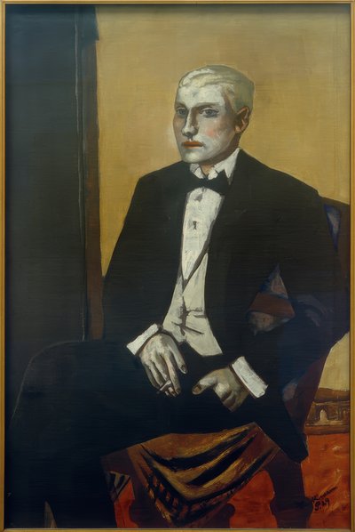 若いアルゼンチン人 作： Max Beckmann