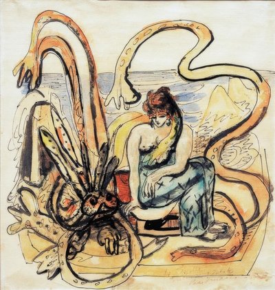バージン・ウィズ・ザ・ビースト（ウーマン・ウィズ・マーマン 作： Max Beckmann