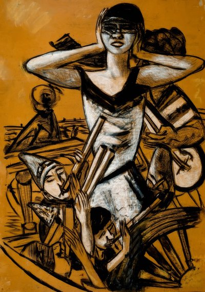 ナポリのカーニバル 作： Max Beckmann