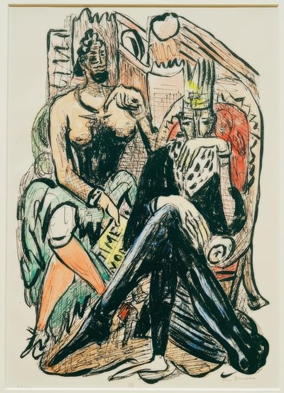 キングとデマゴーグ（King and Demagogue 作： Max Beckmann