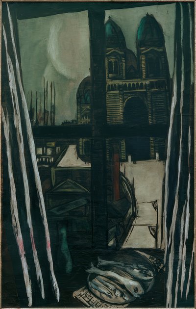 マルセイユの教会 作： Max Beckmann