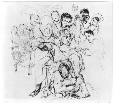 小手術 作： Max Beckmann