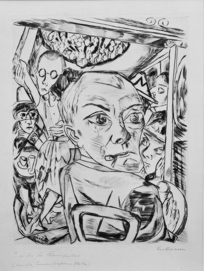 クイーンバー 作： Max Beckmann