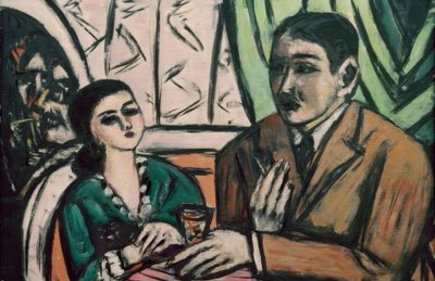 アーティスト・カフェ 作： Max Beckmann