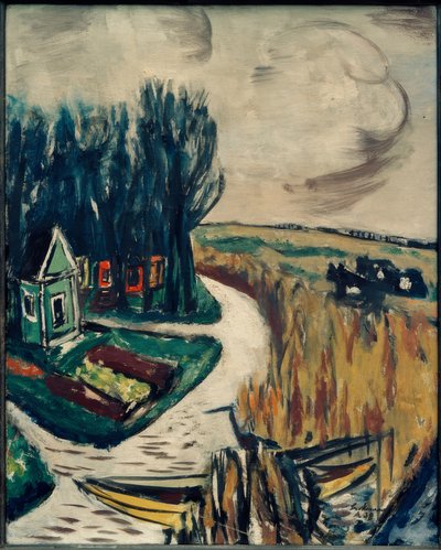 牛のいる風景 作： Max Beckmann