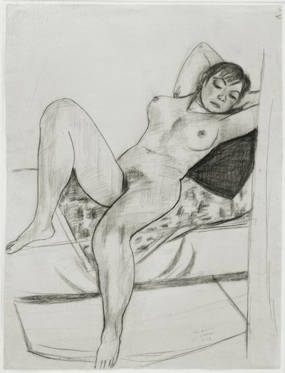 嘘つき女のヌード 作： Max Beckmann