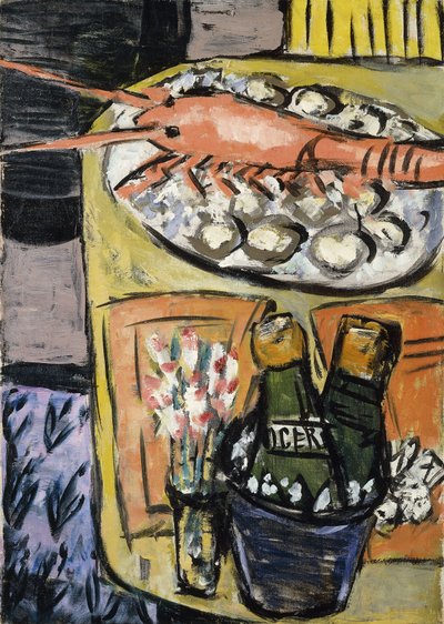 Hummeri asetelma; Hummerstilleben 作： Max Beckmann