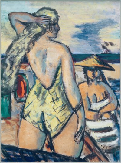 海辺の少女 作： Max Beckmann