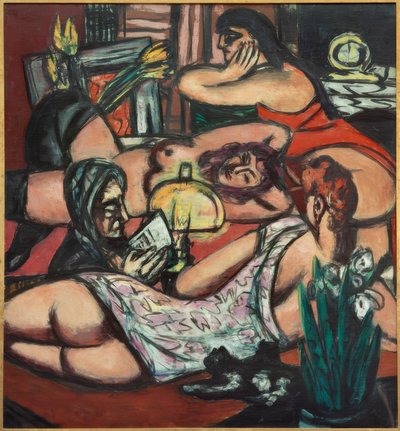女の子の部屋（シエスタ 作： Max Beckmann