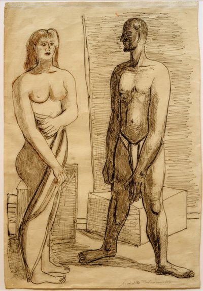 モデル 作： Max Beckmann