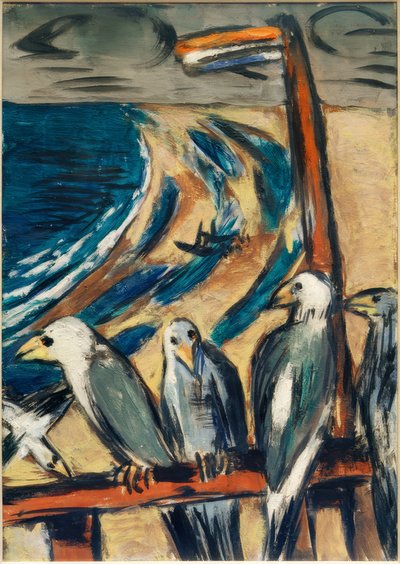 嵐の中のカモメたち 作： Max Beckmann