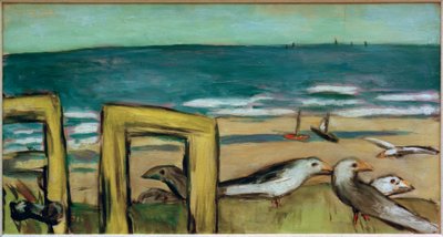 カモメ、日向ぼっこ 作： Max Beckmann