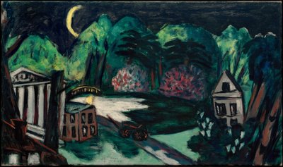 Nocturnal Parkです。バーデン・バーデン 作： Max Beckmann