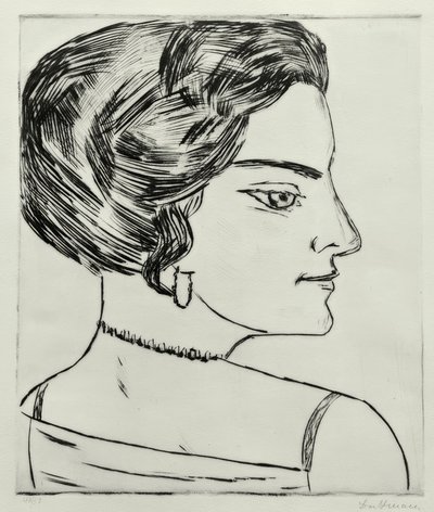 Naïlaのプロフィール 作： Max Beckmann