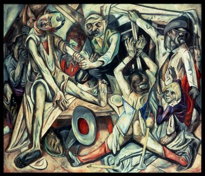 夜 作： Max Beckmann