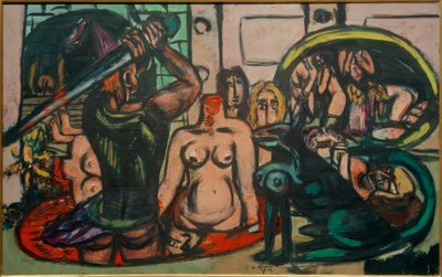 ペルセウス（ヘラクレス）の最後の課題 作： Max Beckmann