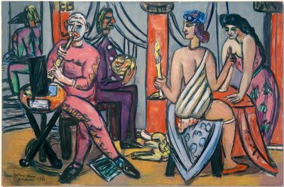 ポンペイ・クラウン 作： Max Beckmann