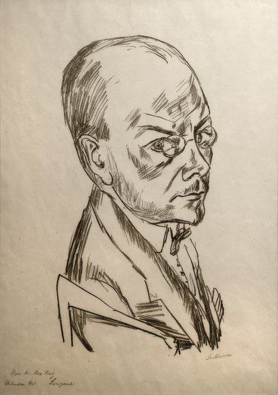 ポートレート ゲオルグ・スワルツェンスキー 作： Max Beckmann