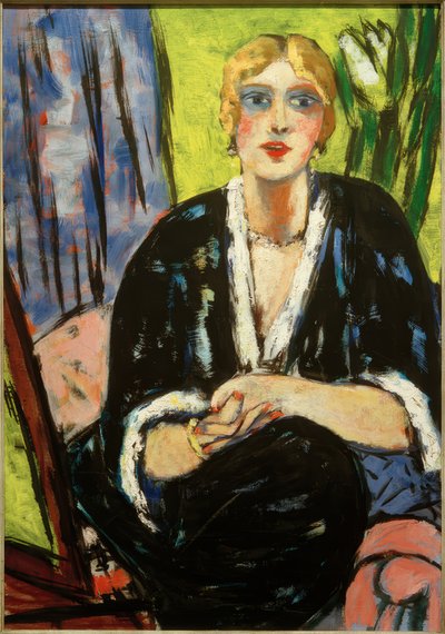 リリー・フォン・シュニッツラーの肖像 作： Max Beckmann
