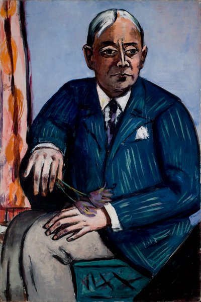 ルートヴィヒ・ベルガーの肖像 作： Max Beckmann