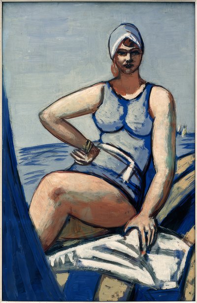 ブルーインザボートのクアッピ 作： Max Beckmann