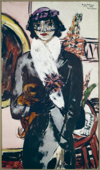 白い毛並みのクアッピ 作： Max Beckmann