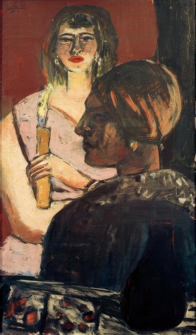クアッピとインディアン 作： Max Beckmann