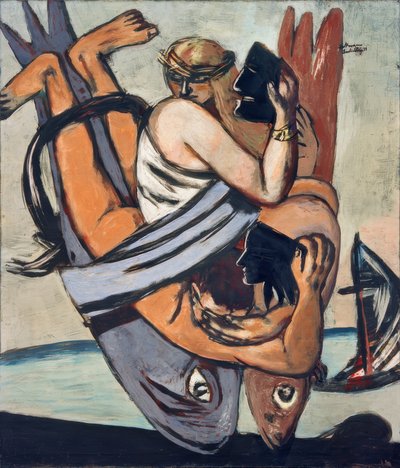 魚の旅 作： Max Beckmann