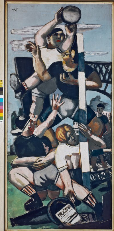 ラグビー選手 作： Max Beckmann