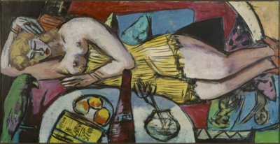 休む女（女の世界 作： Max Beckmann