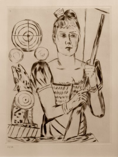 シューティングギャラリー 作： Max Beckmann