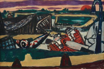 スキポール空港 作： Max Beckmann