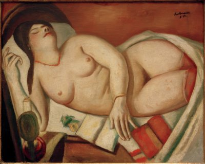 スリーピング 作： Max Beckmann