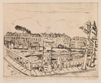 美しい景色（冬景色） 作： Max Beckmann