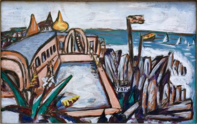 キャップマーティンスイミングプール 作： Max Beckmann