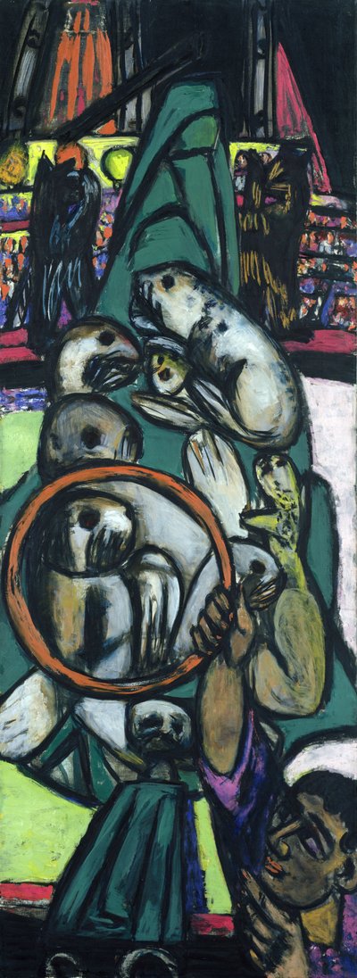 サーカスのアシカ 作： Max Beckmann