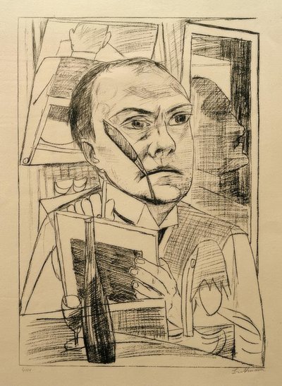ホテルでも 作： Max Beckmann