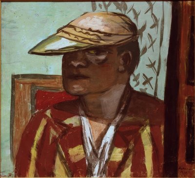 セルフポートレイト 作： Max Beckmann