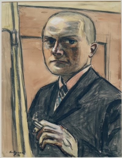 セルフポートレイト 作： Max Beckmann