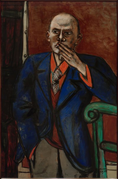 セルフポートレイト 作： Max Beckmann