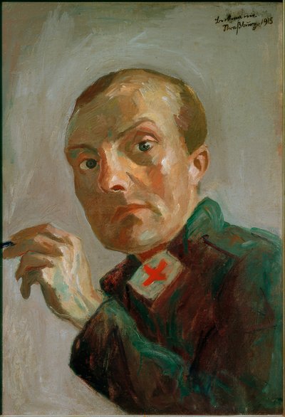 ナースとしての自画像 作： Max Beckmann