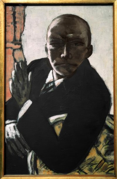 黒の自画像 作： Max Beckmann
