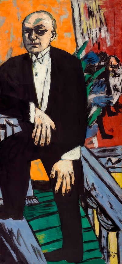 セルフポートレイト 作： Max Beckmann