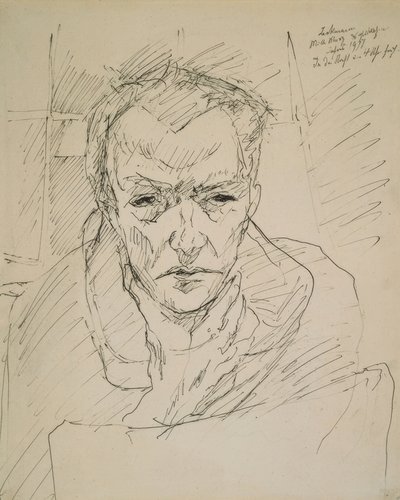 セルフ・ポートレート 作： Max Beckmann