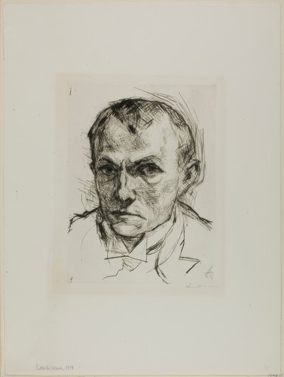 セルフ・ポートレート 作： Max Beckmann