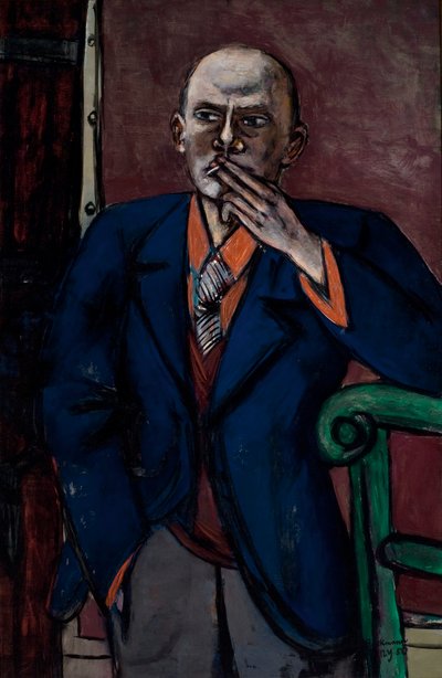 自画像 1950 作： Max Beckmann